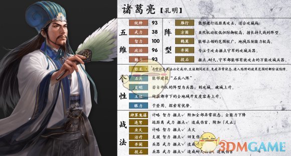 《三国志14》武将简易排名 六神武将分享