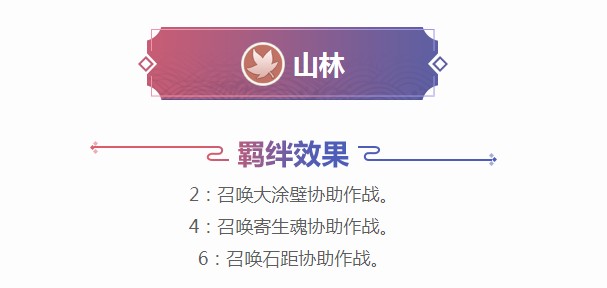 《阴阳师智走棋》山林羁绊效果及山林式神介绍