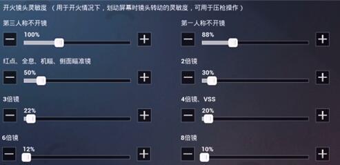 《和平精英》ss7灵敏度设置推荐