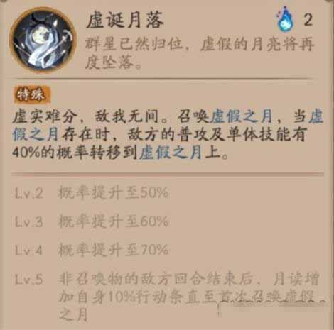 《阴阳师》新式神月读技能介绍